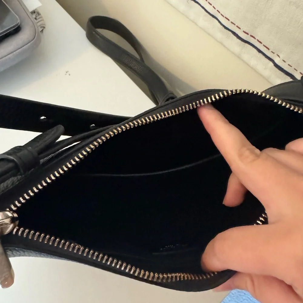 Kate Spade Black Pebbled Leather Crossbody Bag - Picture 4 of 4